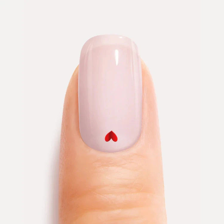 Heart Pattern Gel Nail Strips Kit