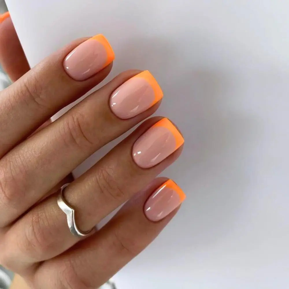 Orange French - Ovals Short