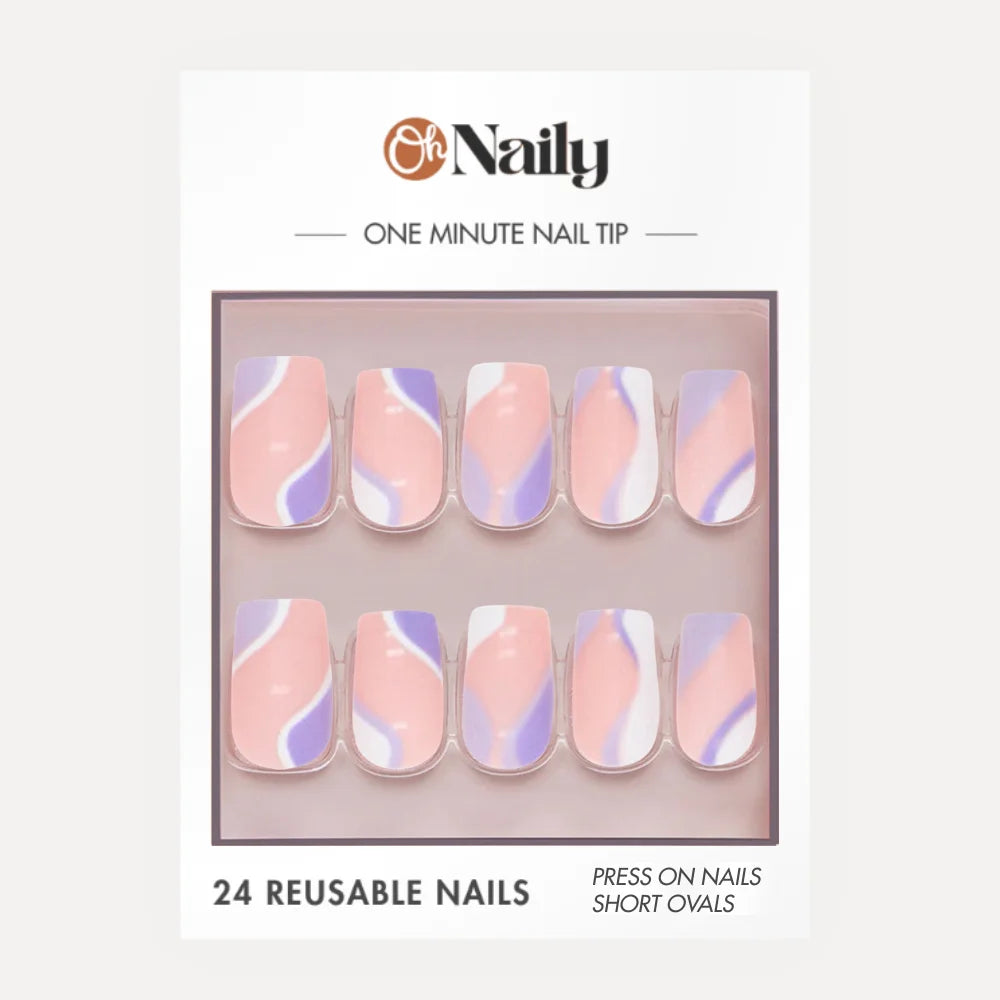 Lavender Waves - Ovals Short