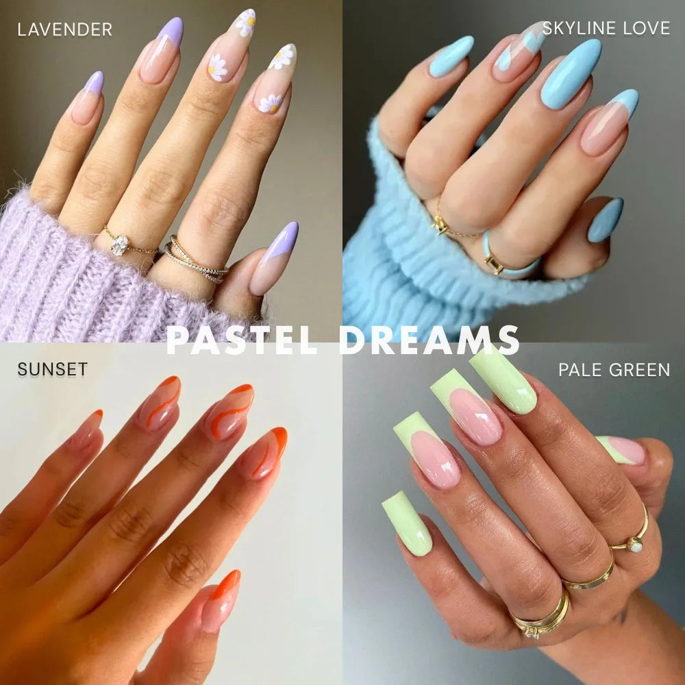 Pastel Dream Nail Tips Collection