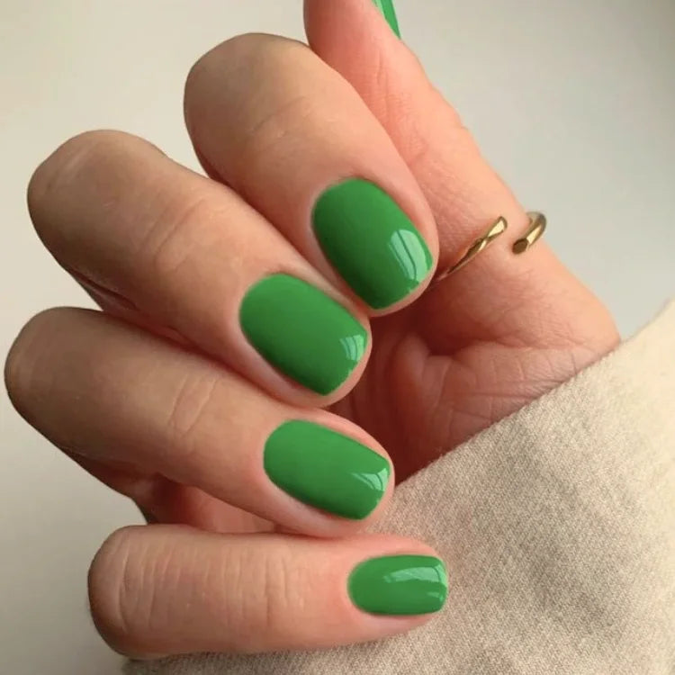 Green Gel Nail Strips