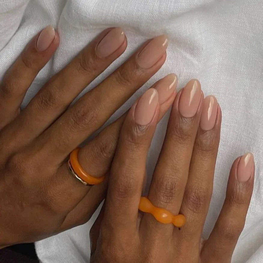 Light Brown Gel Nail Strips