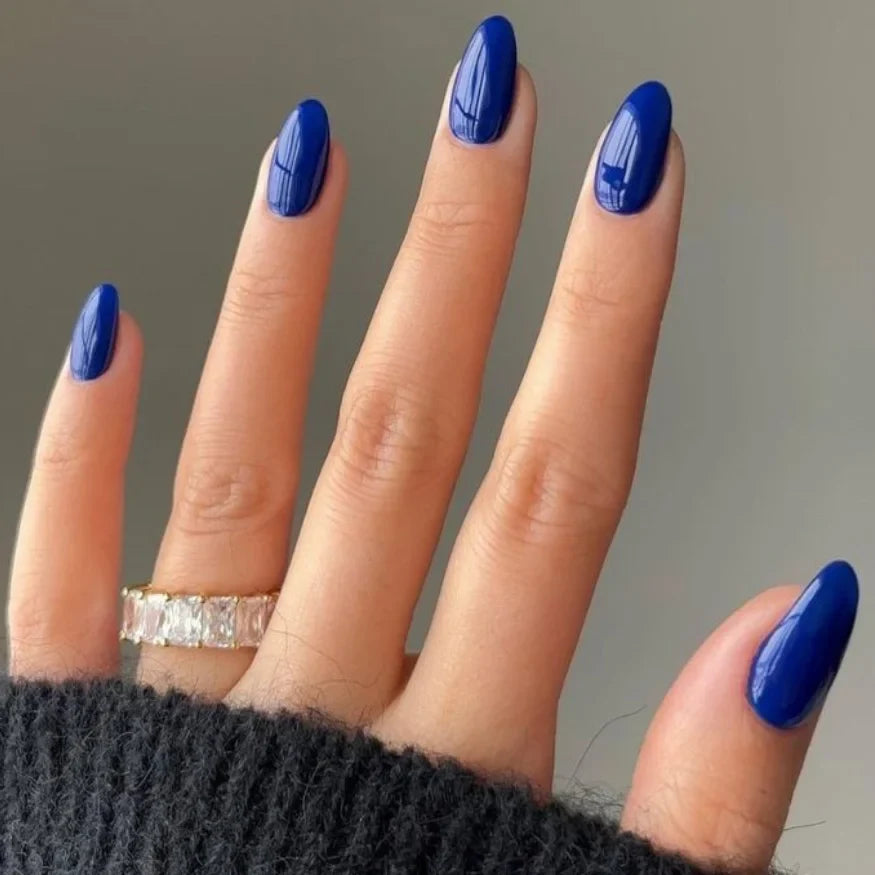 Navy Blue Gel Nail Wraps