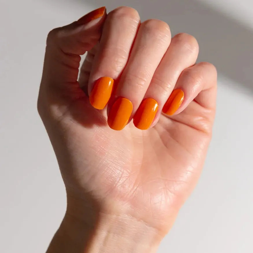 Orange Gel Nail Strips