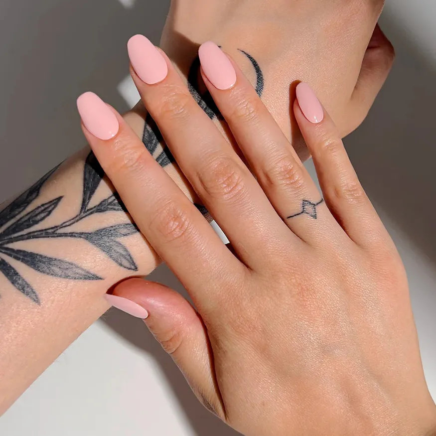 Pale Pink Gel Nail Strips