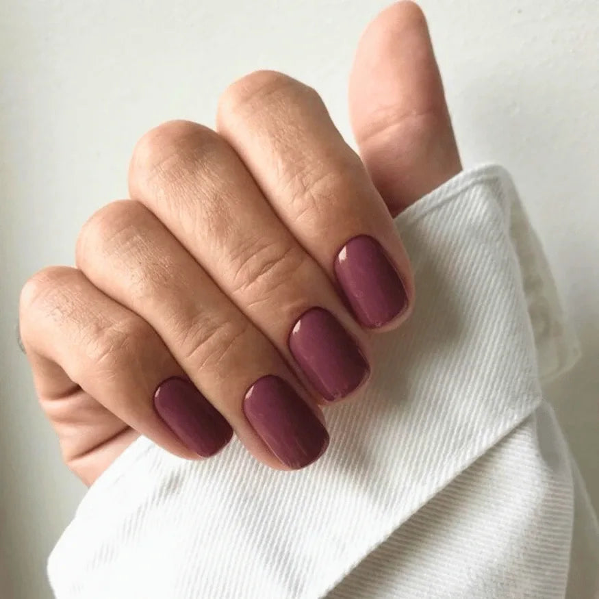 Plum Gel Nail Strips