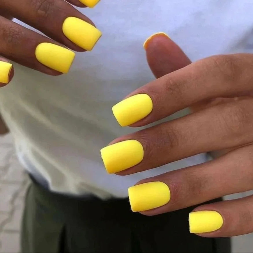 Yellow Gel Nail Wraps