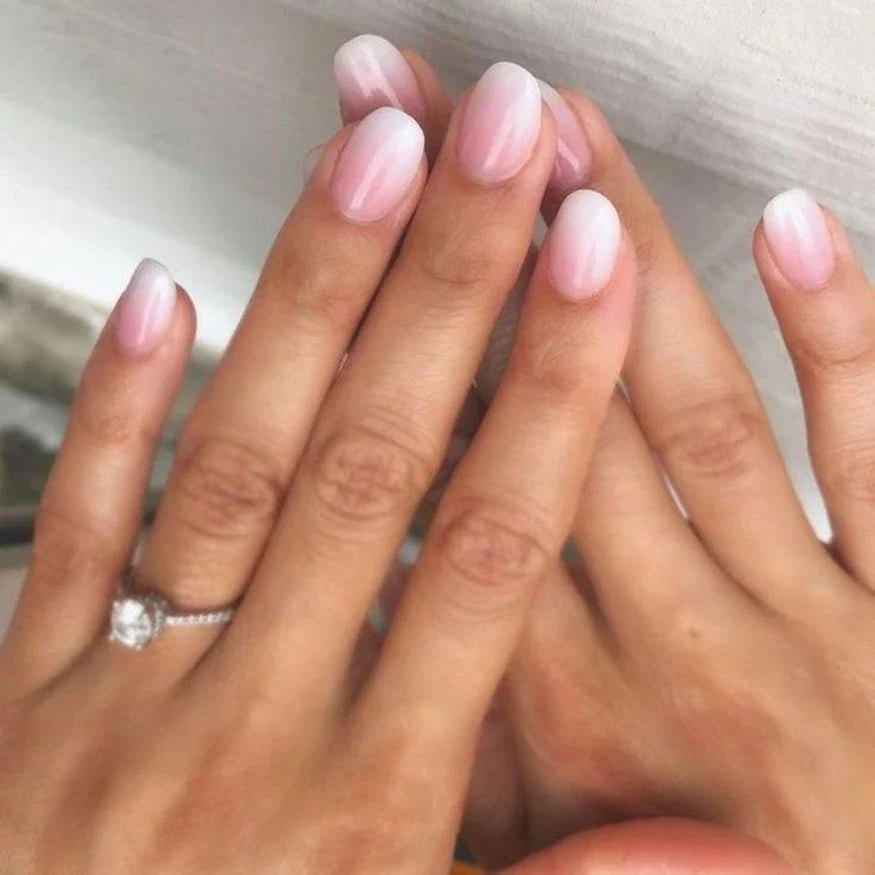 Babyboomer pale pink gel nail strips