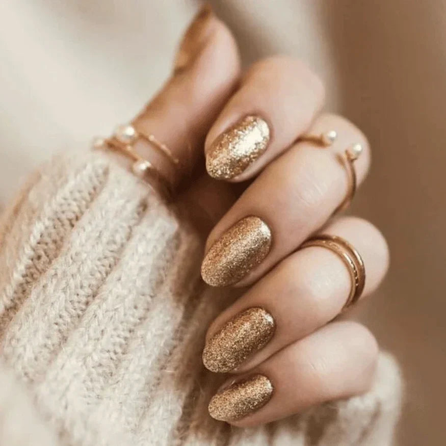 Golden Gel Nail Strips Kit