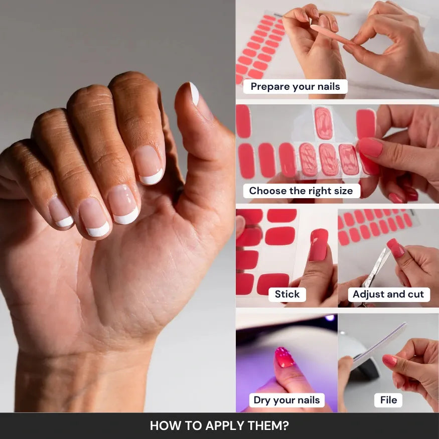 How to apply nail gel