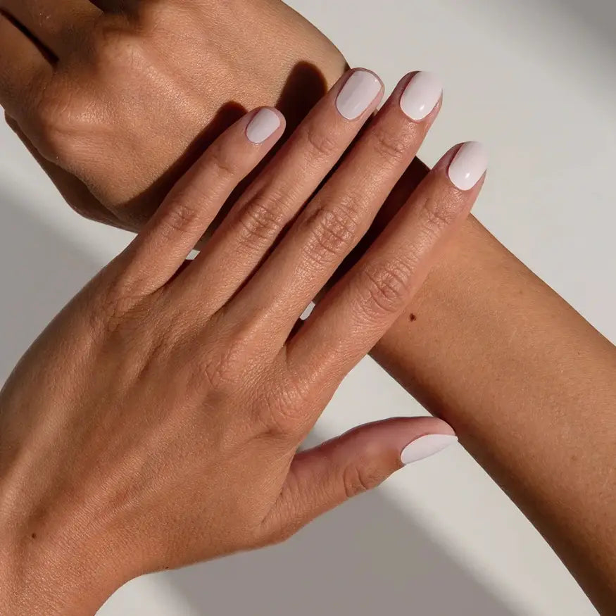 Milky White Gel Nail Strips