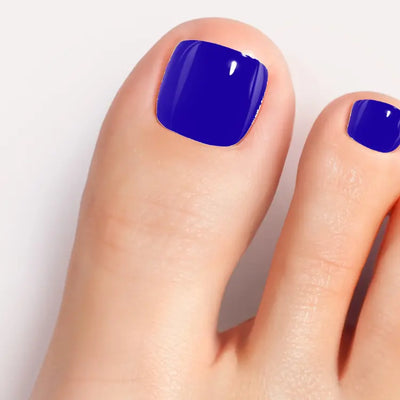 Navy Blue Gel Pedicure Strips Kit