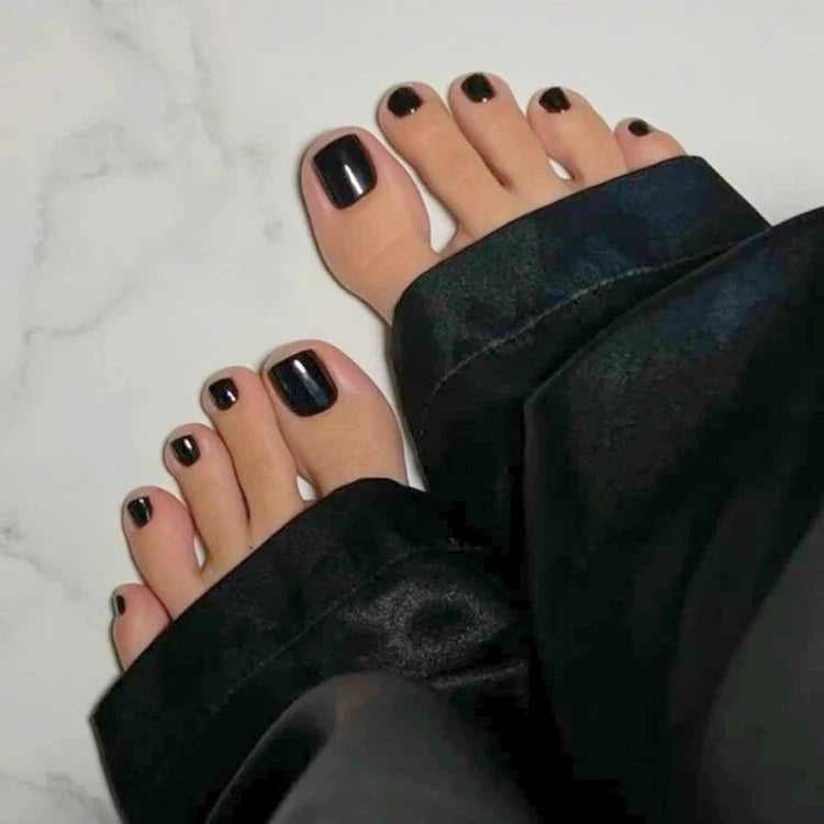 Black Gel Pedicure Strips Kit