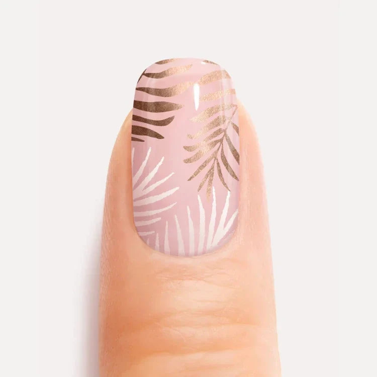 Jungle Pattern Gel Nail Strips Kit