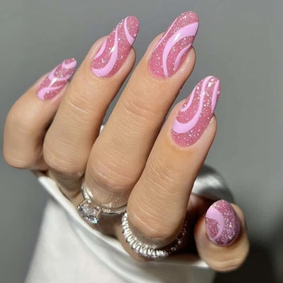 Glitter Violet - Almond