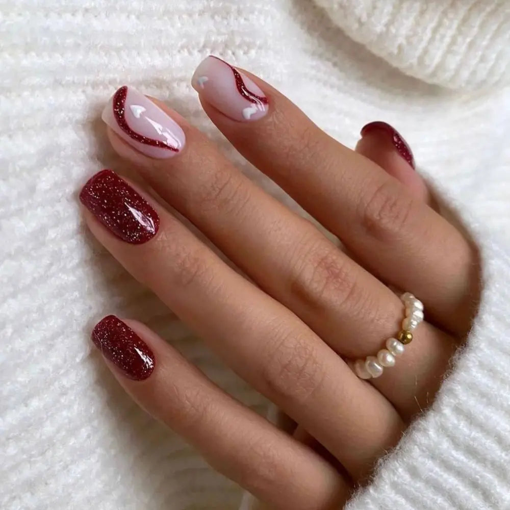 Red Christmas - Ovals Short