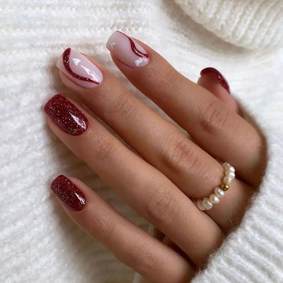 Red Christmas - Ovals Short