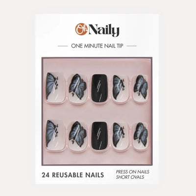 Butterfly Black - Ovals Short