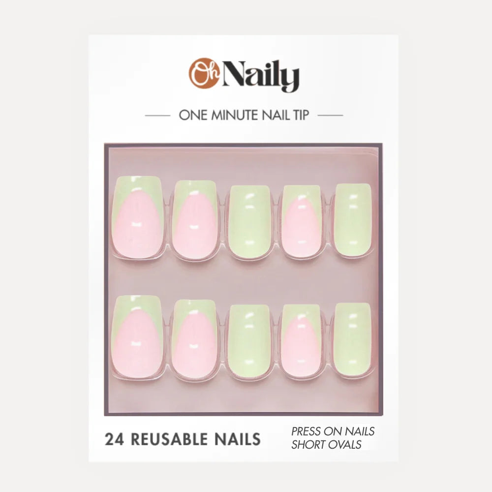 Pale Green - Ovals Short