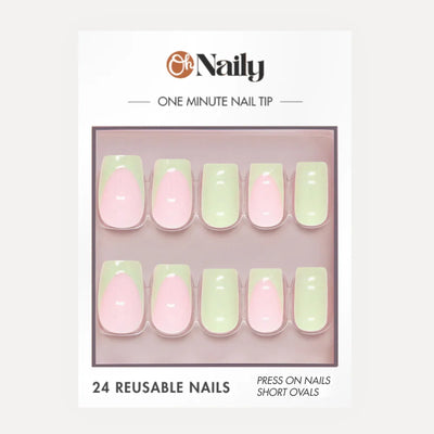 Pale Green - Ovals Short