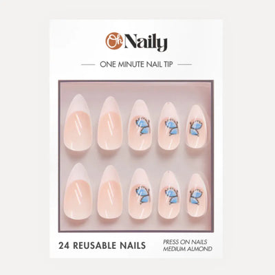 Blue Butterfly - Almond