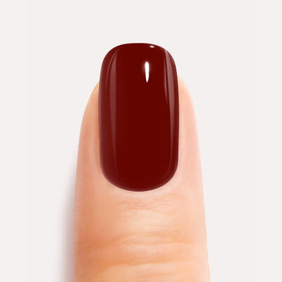 Burgundy Red Gel Nail Strips Kit