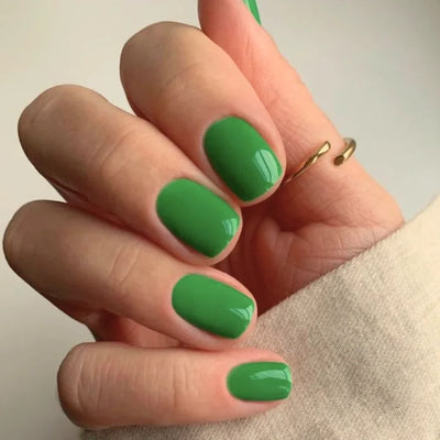 Green Gel Nail Strips Kit