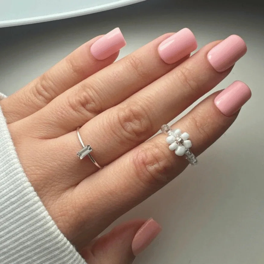 Pale Pink Gel Nail Strips
