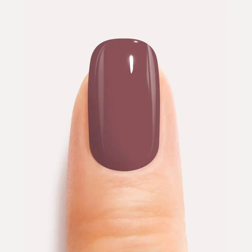 Plum Gel Nail Strips Close Up