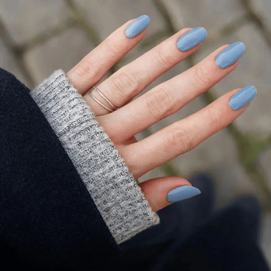 Sky Blue Gel Nail Strips