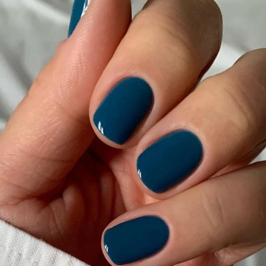 Teal Gel Nail Strips Kit