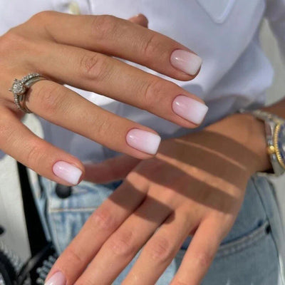 Babyboomer Pale Pink Gel Nail Strips Kit