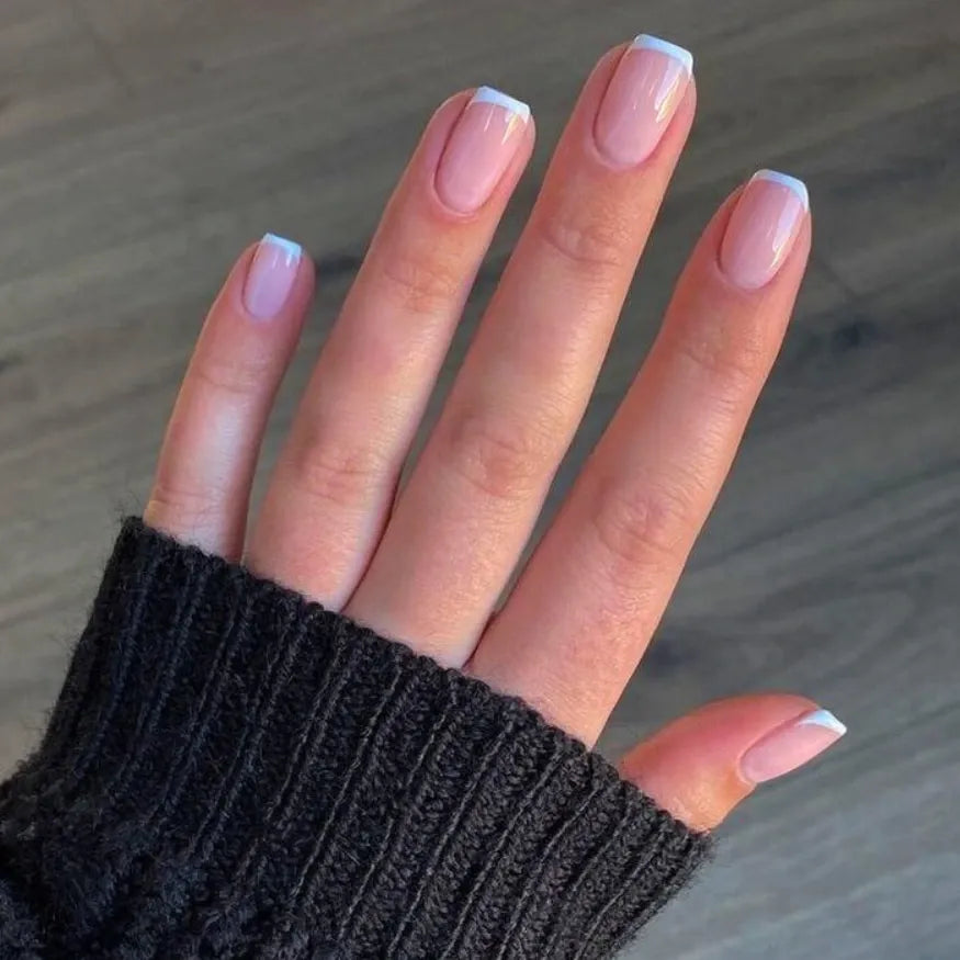 French White Gel Nail Strips