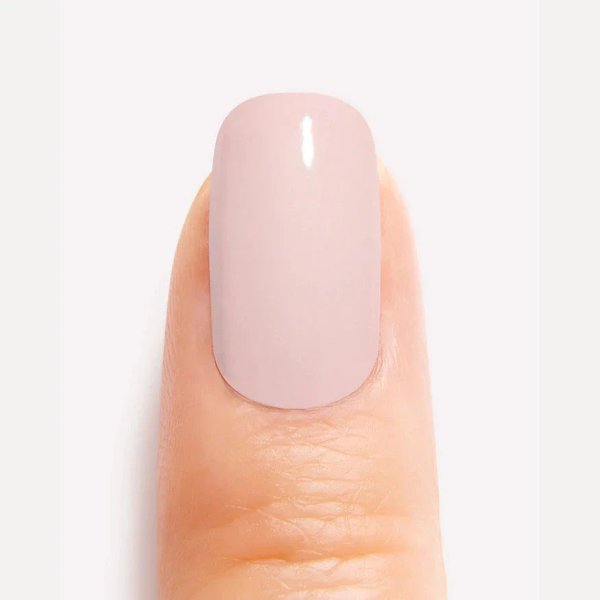 Milky White Gel Nail Strips Close Up