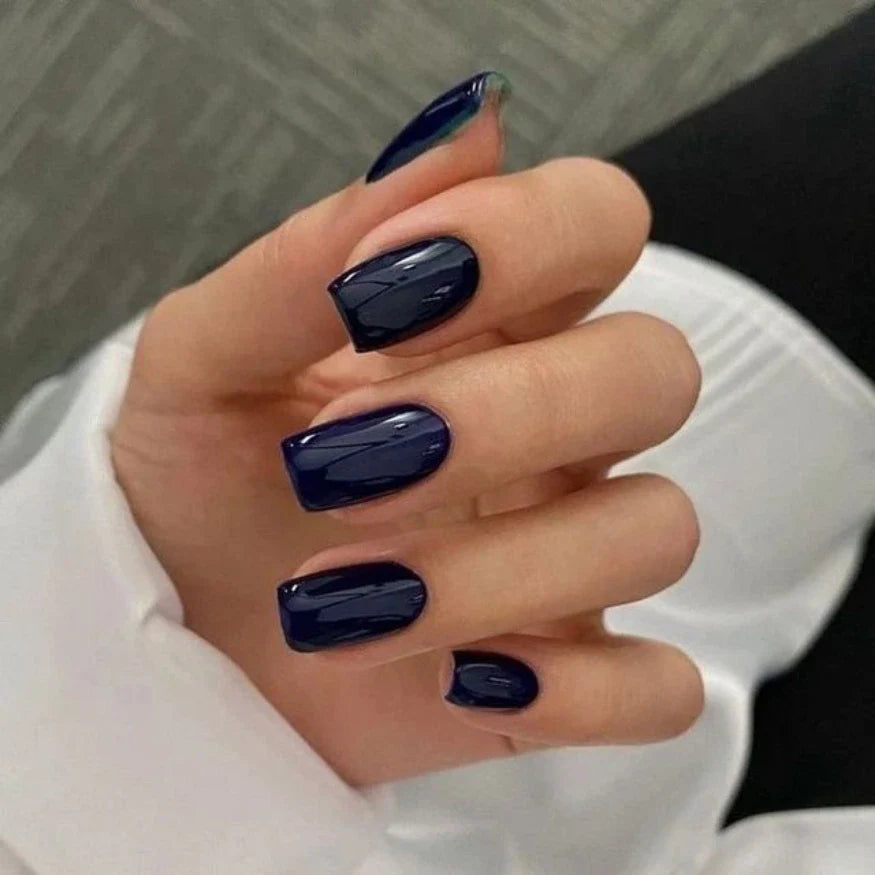 Night Blue Gel Nail Strips